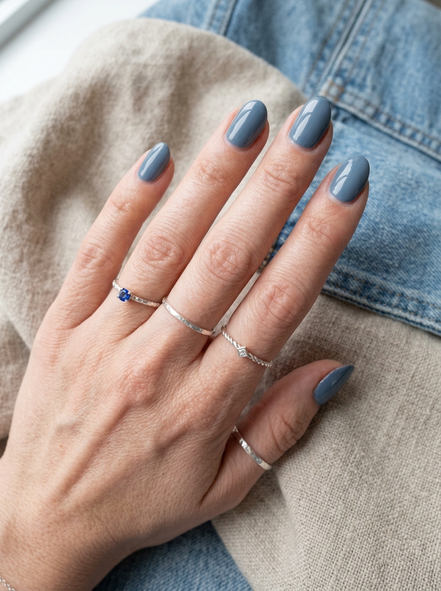 Pearl Nude Nails als September Nägel Inspiration 2026